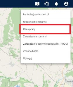 ustawienia czasu pracy